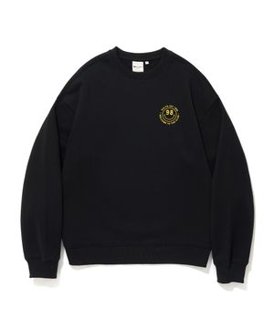 SMILE LOGO CREWNECK_BLACK