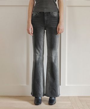 브러쉬 포인트 블랙 플레어 붓컷 OP3D5317