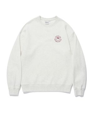 SMILE LOGO CREWNECK_O.B.MELANGE