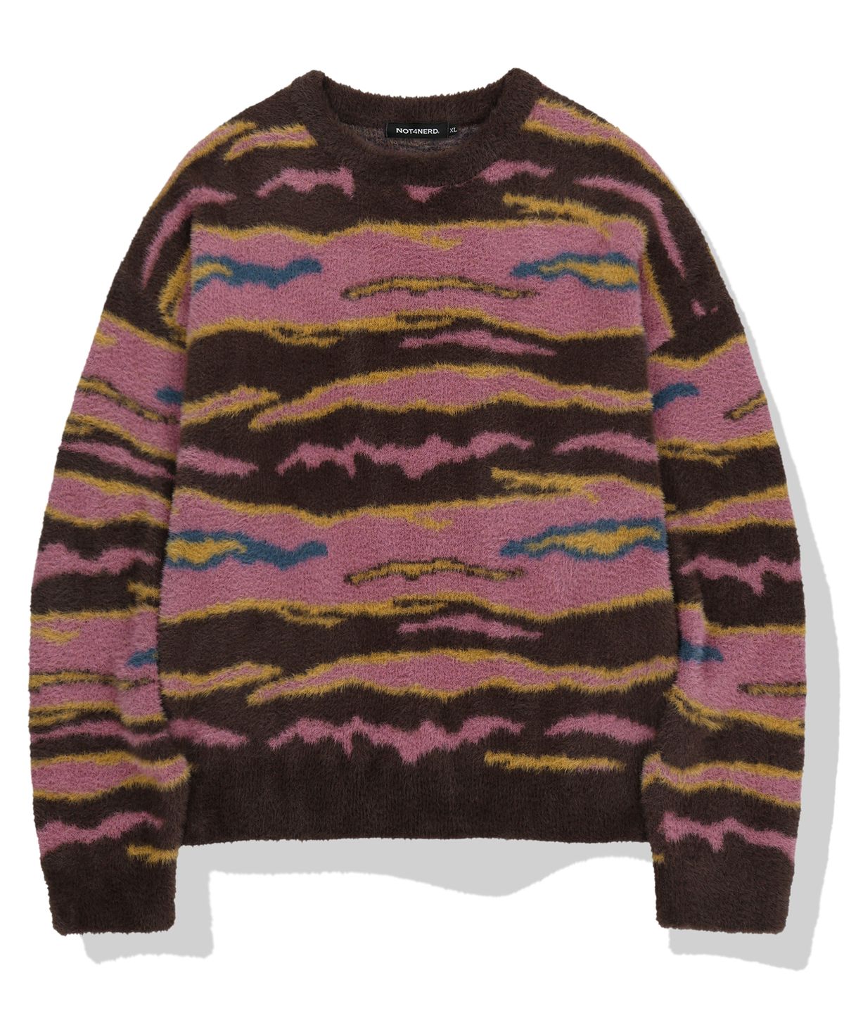 낫포너드(NOT4NERD) Night Mist Mohair Knit - Brown