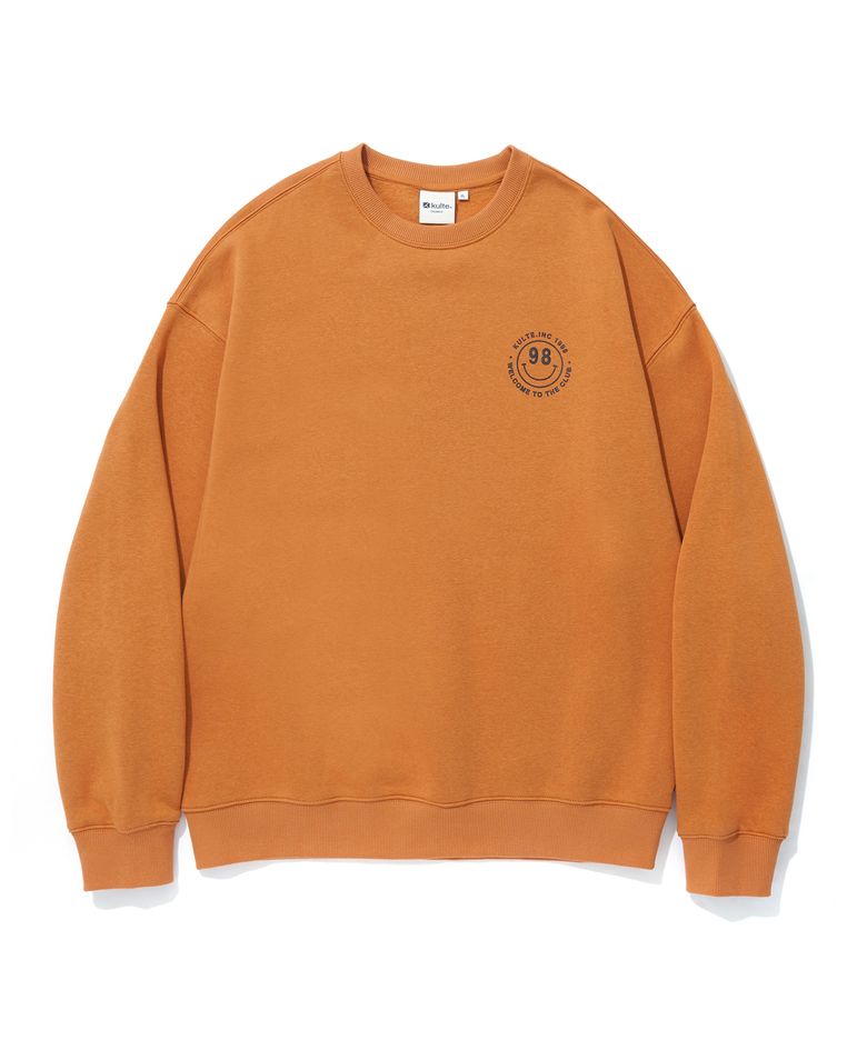 SMILE LOGO CREWNECK_ORANGE