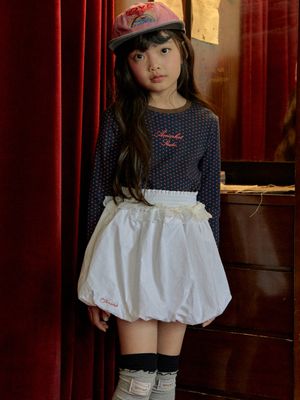 레이스 벌룬 스모크 스커트_1COLOR (S-JL)