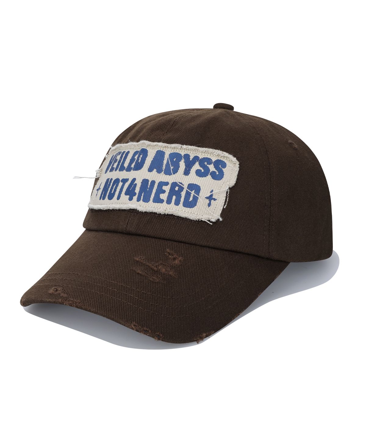 낫포너드(NOT4NERD) Veiled Abyss Patched Ball Cap - Brown