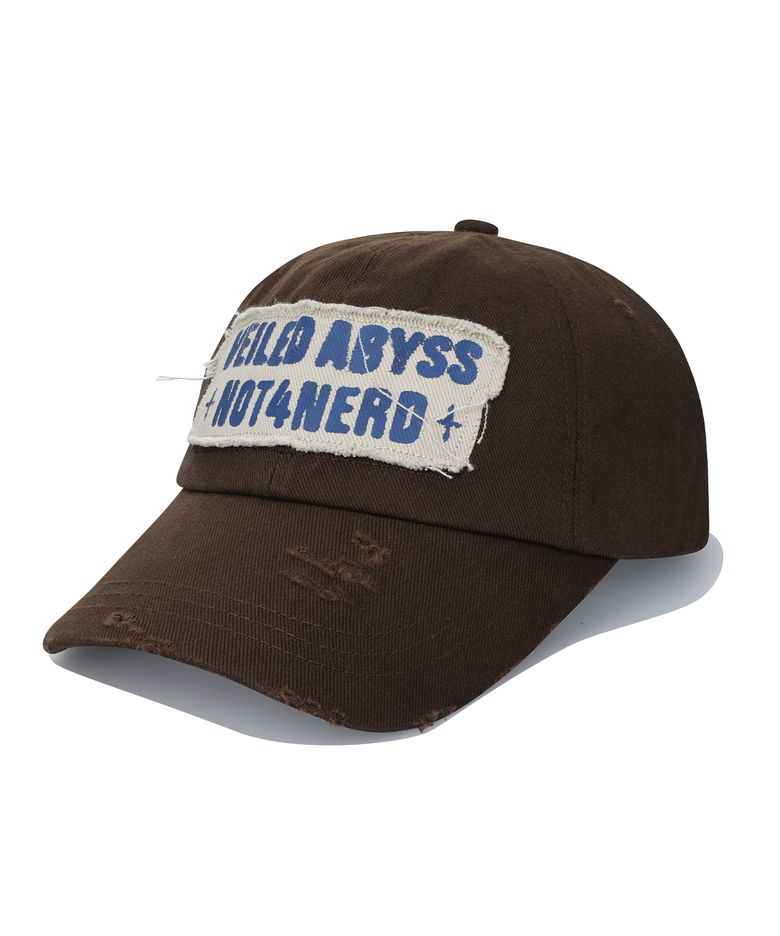 Veiled Abyss Patched Ball Cap - Brown
