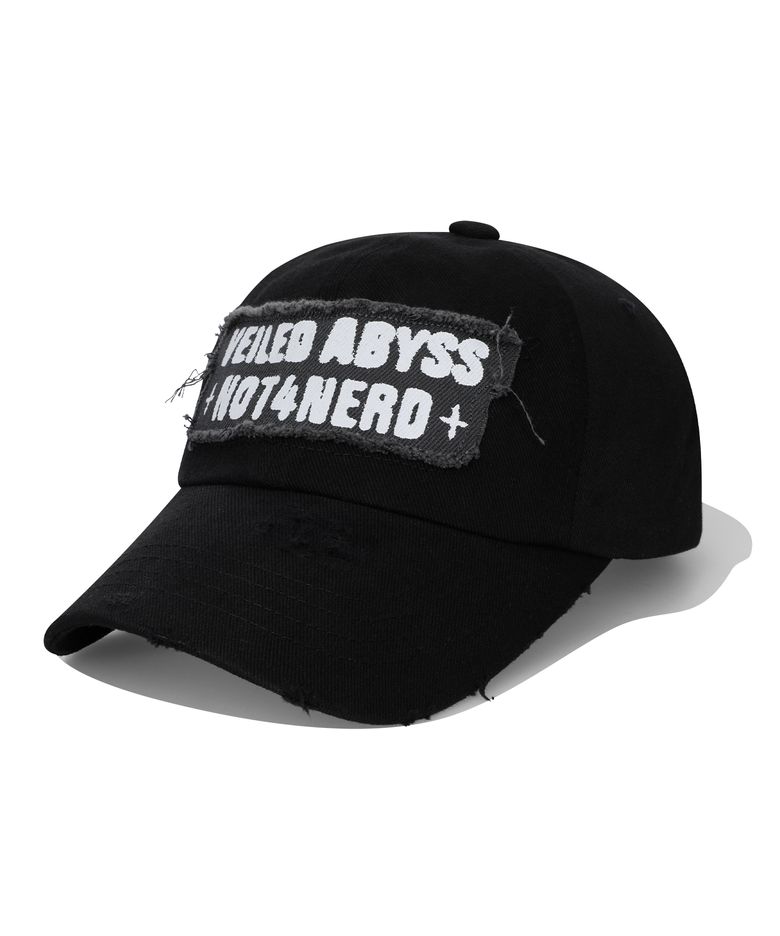 Veiled Abyss Patched Ball Cap - Black