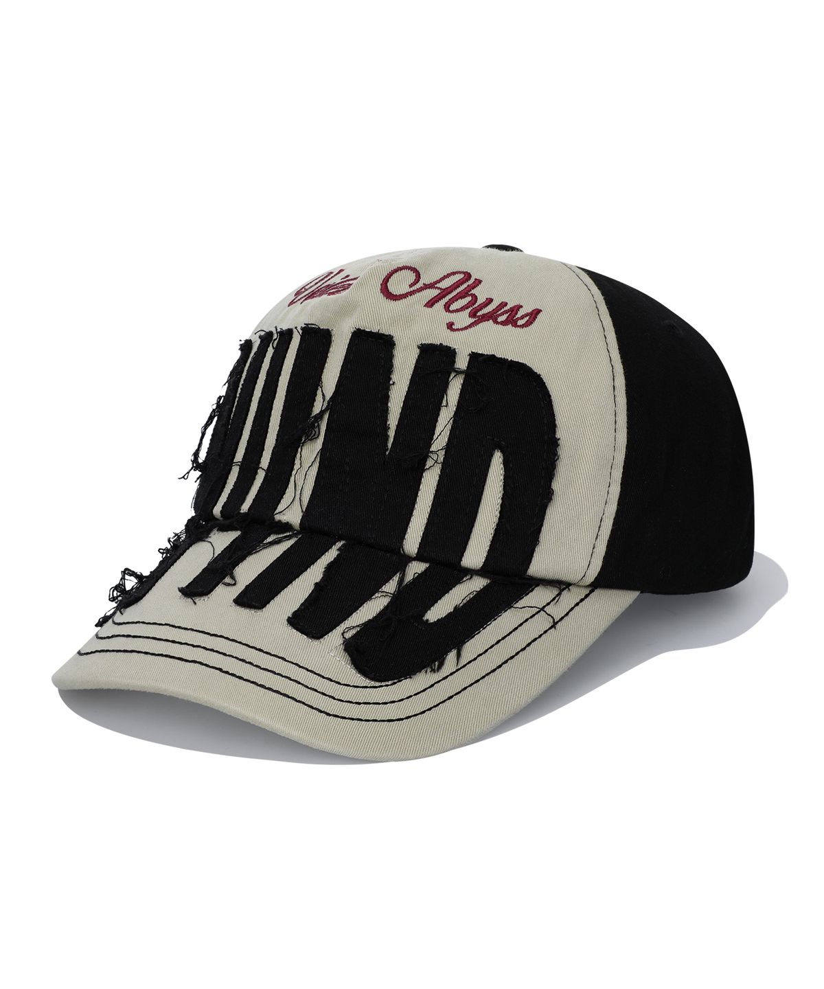 낫포너드(NOT4NERD) N4ND Logo Applique Ball Cap - Black