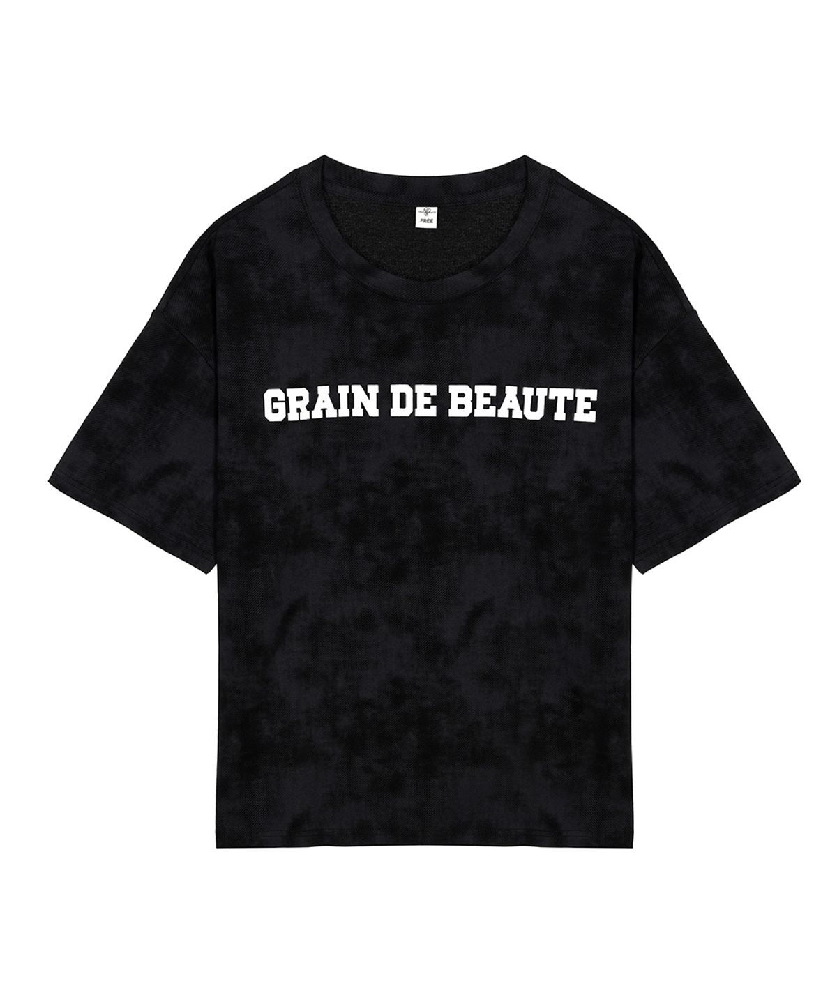 그랭드보떼(GRAIN DE BEAUTE) Overfit Vintage T-shirt [BLACK]