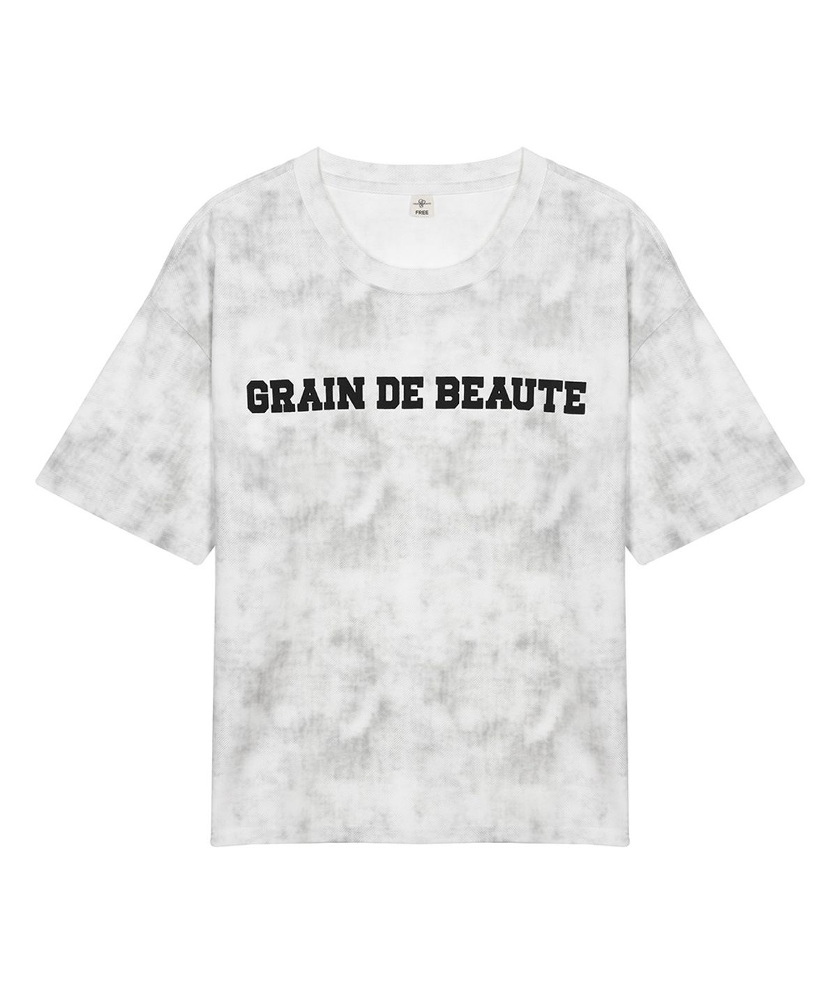 그랭드보떼(GRAIN DE BEAUTE) Overfit Vintage T-shirt [WHITE]