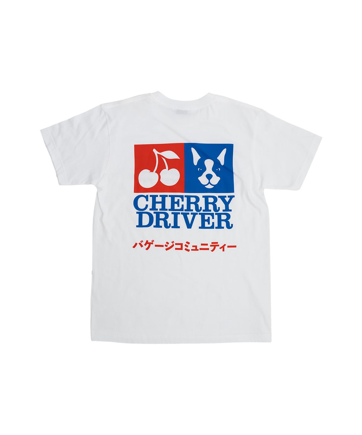 체리드라이버(CHERRY DRIVER) 체리×배기지 커피 스페셜 티셔츠 화이트