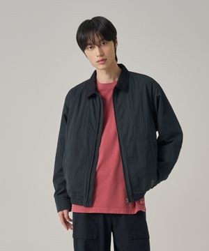 나일론 플라이트 자켓 블랙