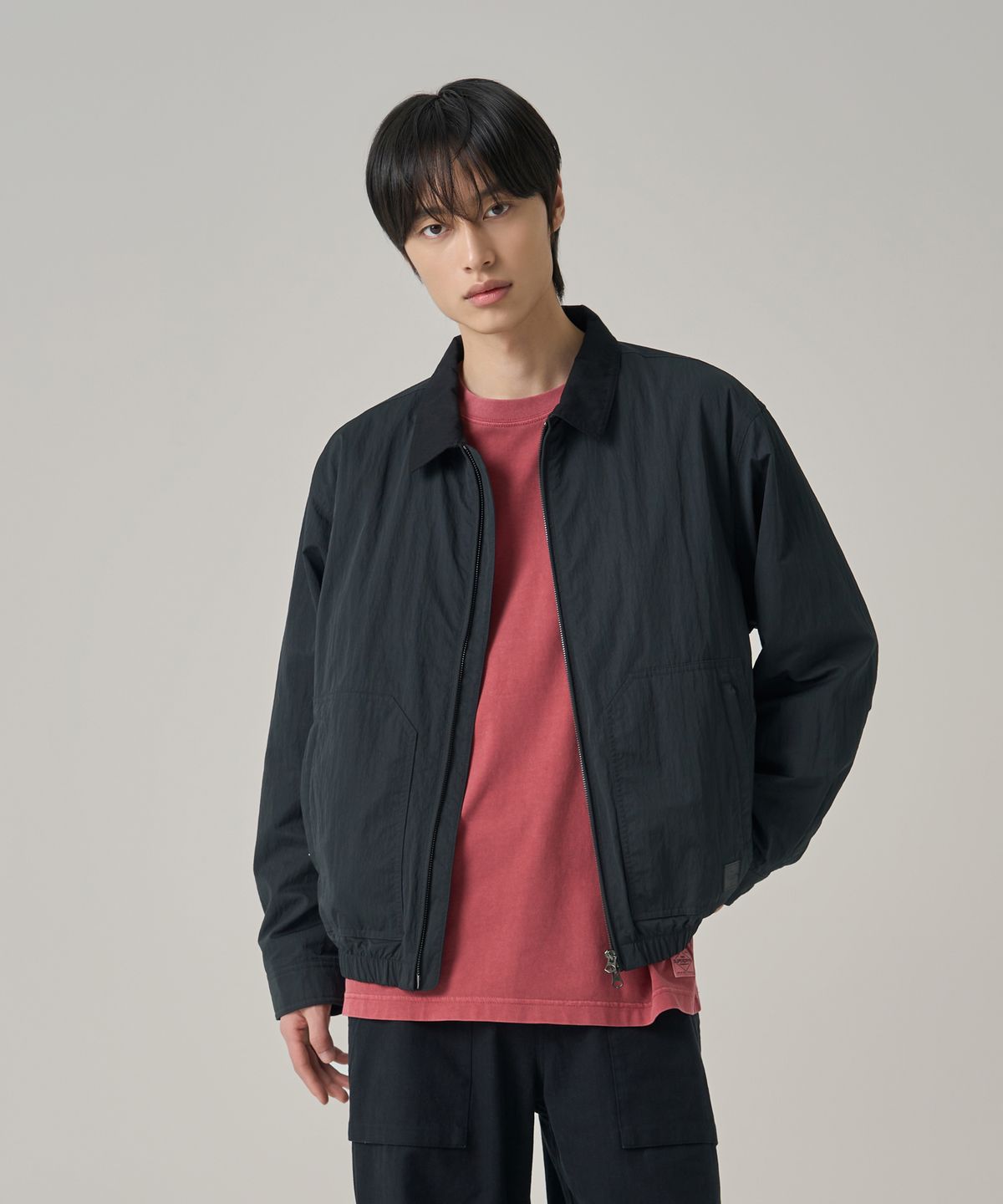 슈퍼드라이(SUPERDRY) 나일론 플라이트 자켓 블랙