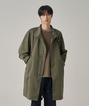 밀리터리 피시테일 자켓 카키