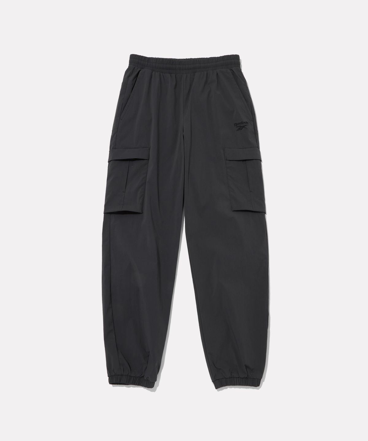 리복(REEBOK) 나일론 스트레치 카고 조거 팬츠 - 차콜