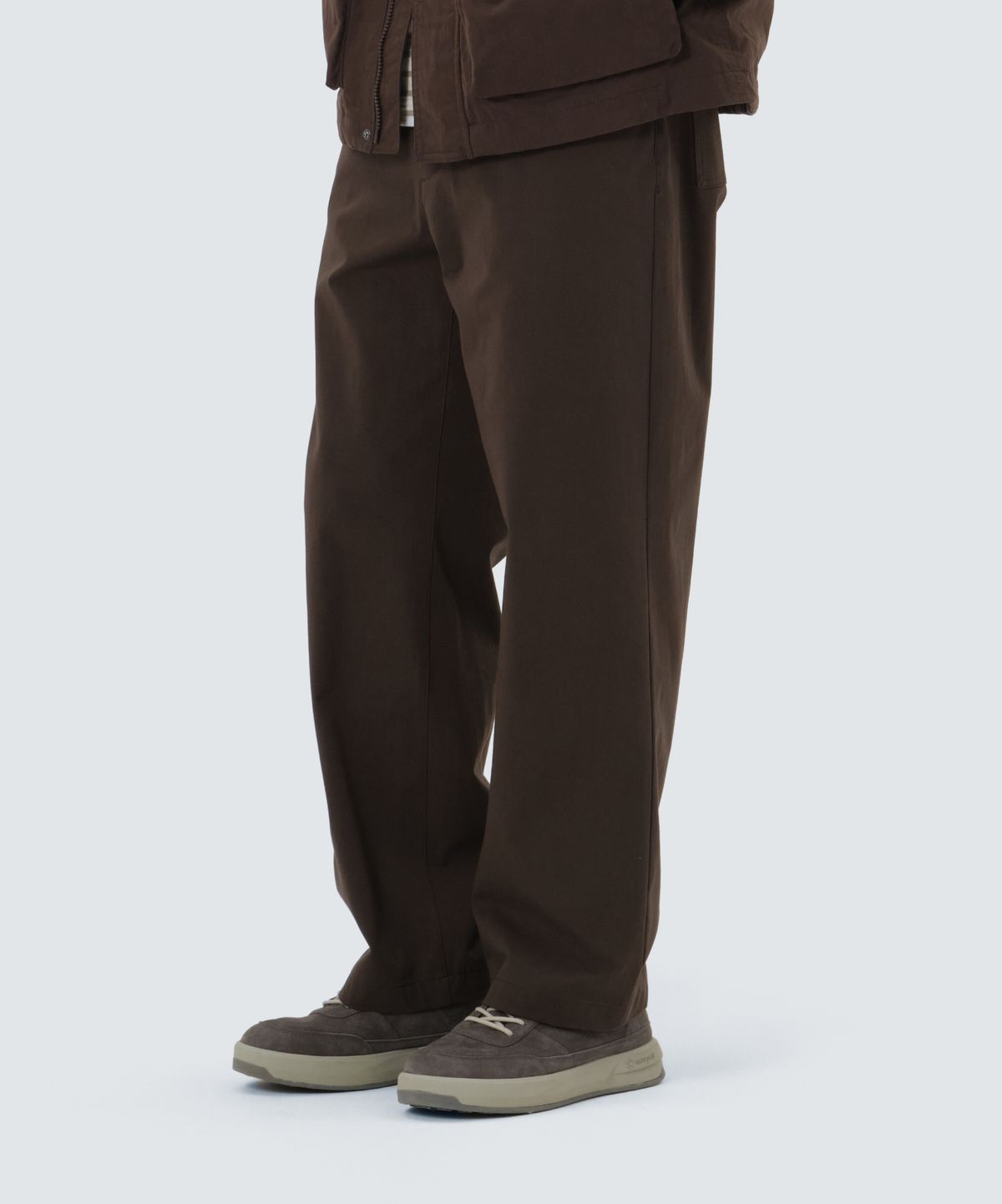 스노우피크 어패럴(SNOWPEAK APPAREL) 클랜드 세미와이드 팬츠 (S25FMDPT90) Choco Brown