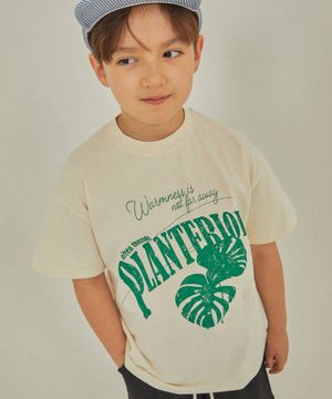플랜테리어 티셔츠_크림