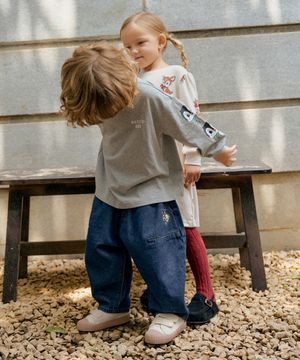 페스티벌고쟁이데님팬츠 진청