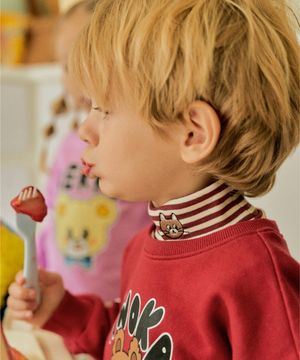 페스티벌페이크폴라 버건디스트라이프