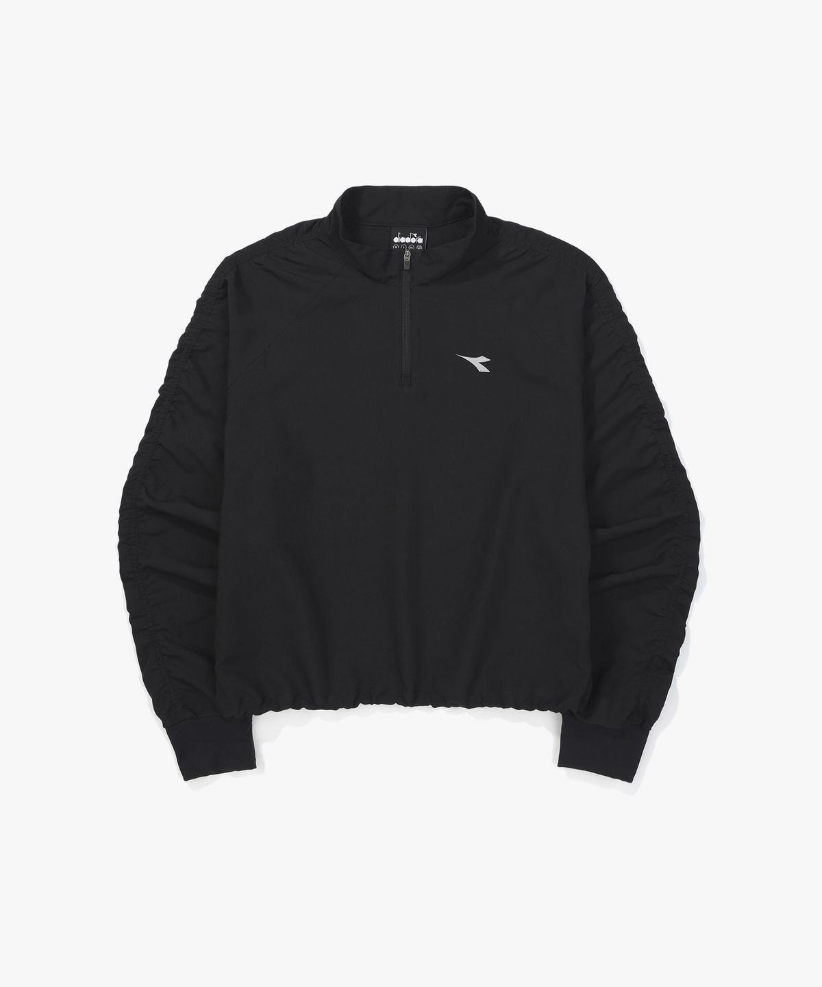 디아도라(diadora) 셔링 하프집업 러닝 피스테 우먼 BLACK