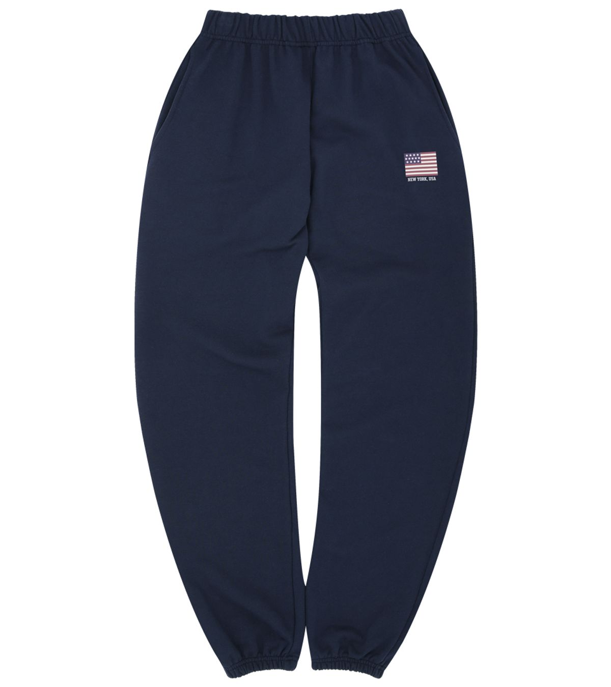 스텝온리(STAFFONLY) FLAG NEW YORK, USA SWEATPANTS (NAVY)