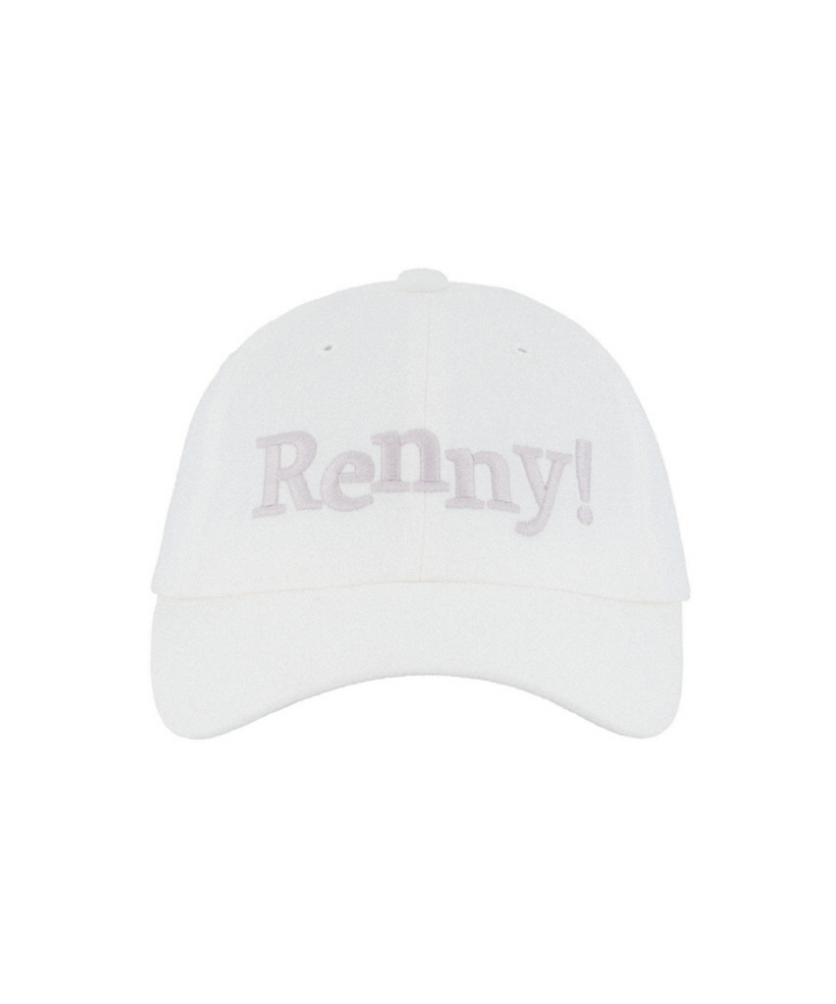 래니래니(RENNYRENNIE) RENNY LOGO BALL CAP [WHITE]