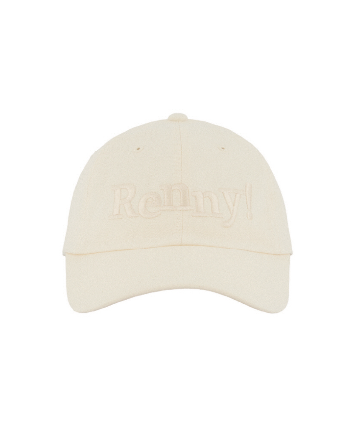 래니래니(RENNYRENNIE) RENNY LOGO BALL CAP [CREAM]