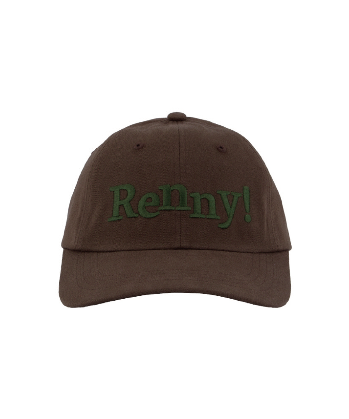 래니래니(RENNYRENNIE) RENNY LOGO BALL CAP [EARTH BROWN]