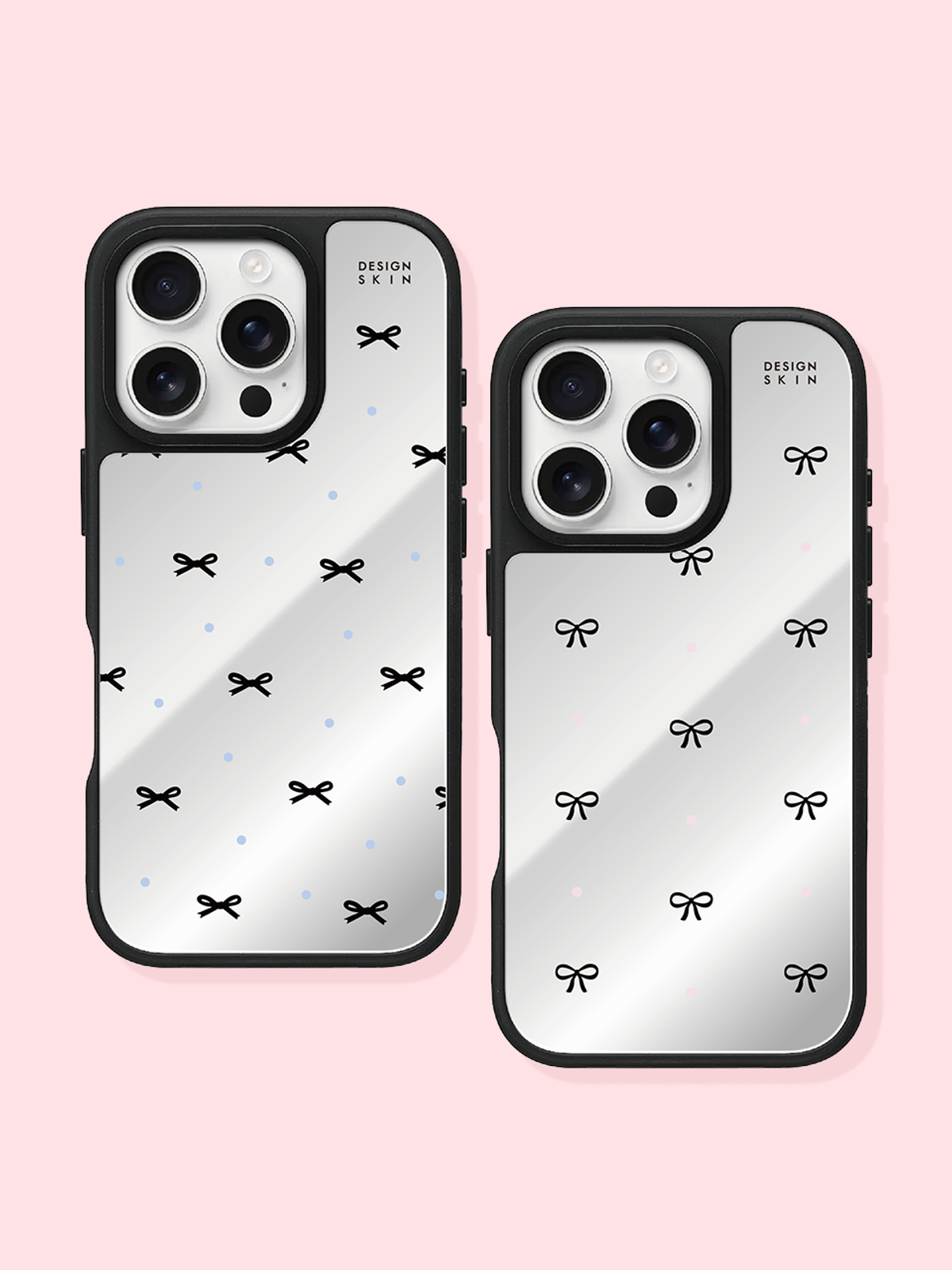 디자인스킨(DESIGNSKIN) 맥세이프 미러 그래픽 케이스_블랙리본