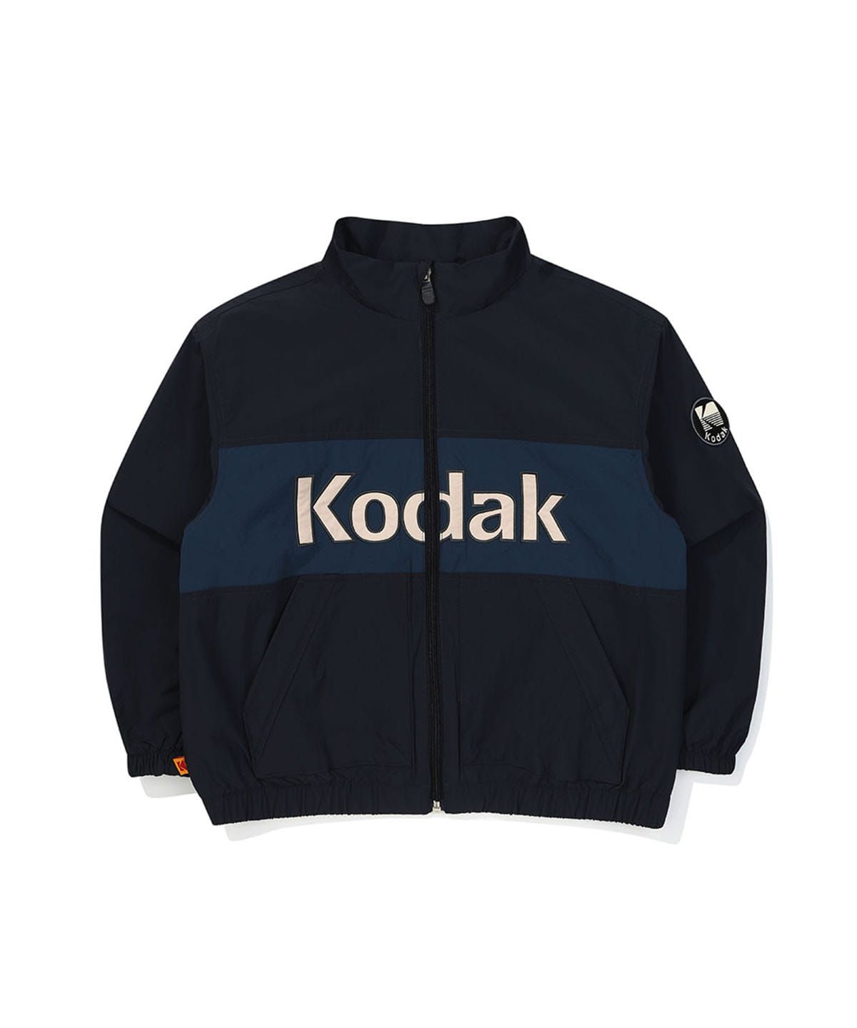 코닥 키즈(KODAK KIDS) 컬러블럭 빅로고 안감 자켓 키즈 NAVY