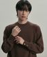 쉐기독 울 100% 라운드 니트 BROWN