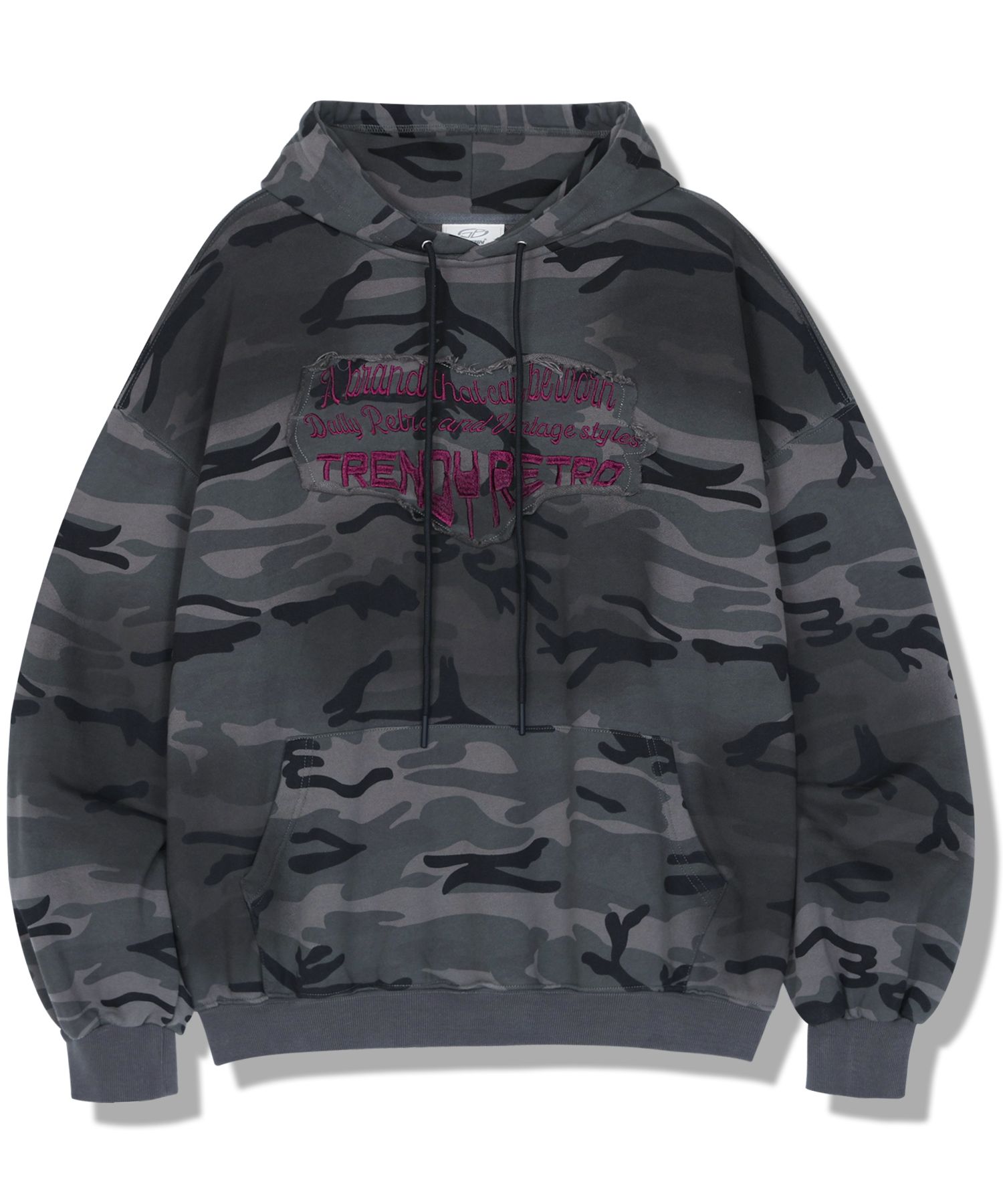 Purple Camo Hoodie Custom Vlone Hoodie Triple Corrupt Camo Hoodie
