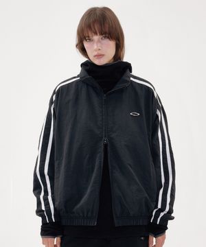 NOI1736 심볼 로고 트랙 자켓 (블랙)