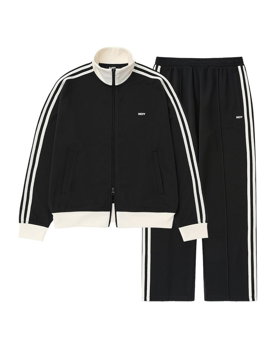 MUSINSA | NDY (nerdy)[celeb worn] Classic NY Track Set Black
