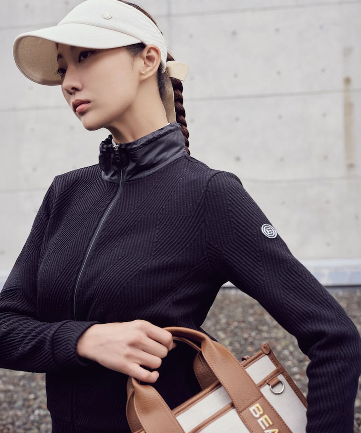 빈폴 액세서리(BEANPOLE ACCESSORY) 여성 클래식 썬바이저 - 아이보리