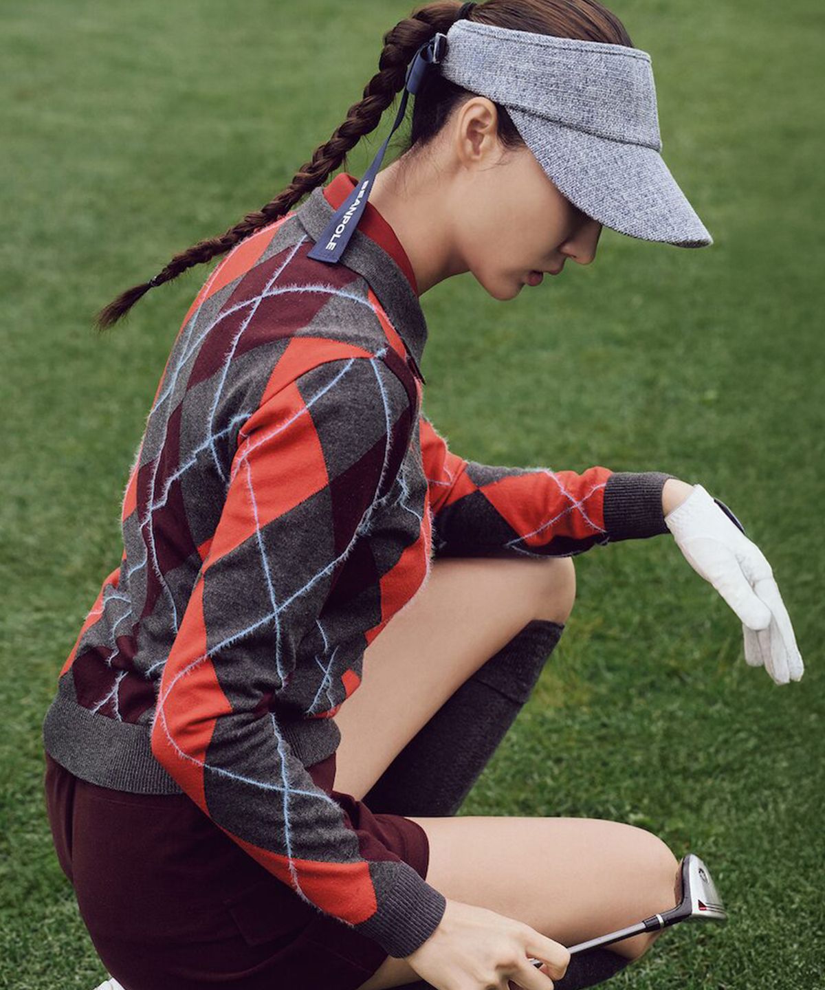 빈폴 액세서리(BEANPOLE ACCESSORY) 여성 클래식 썬바이저 - 네이비