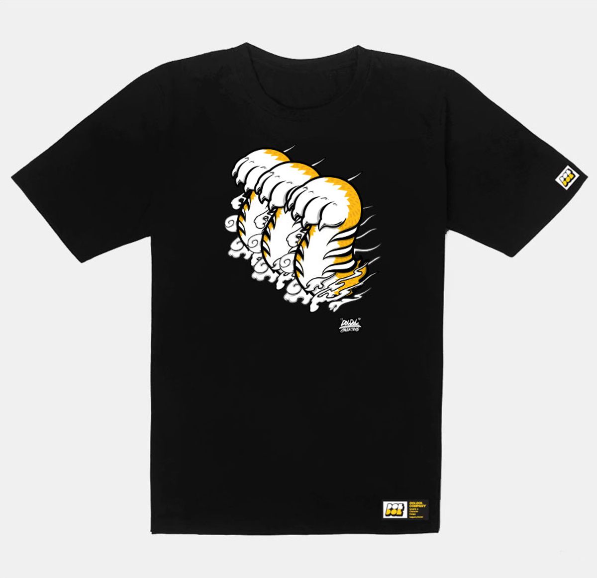 돌돌(DOLDOL) DMK_T-shirts_53 데블몽키 타이거 코리아 그래피티 티셔츠 반팔티