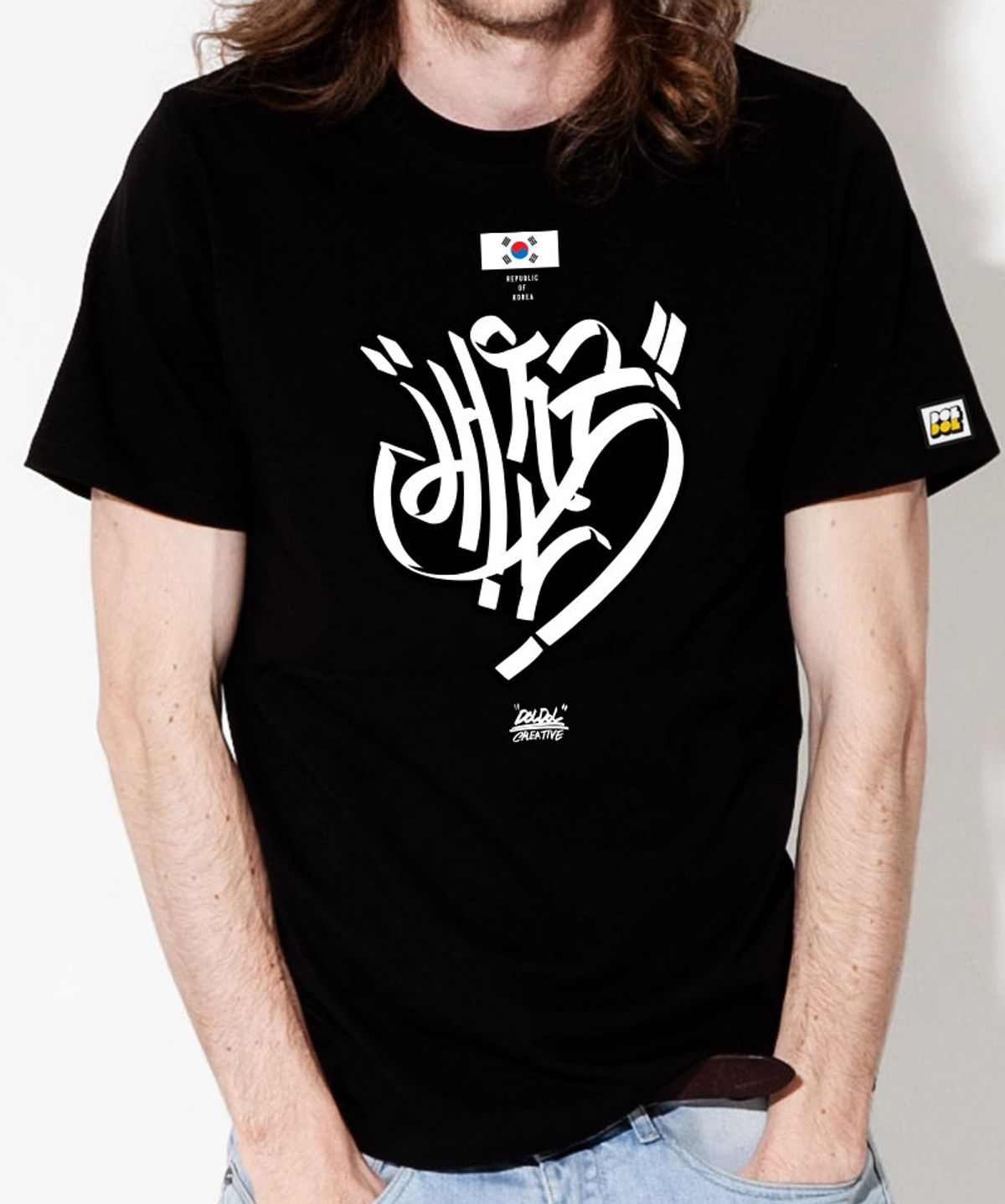 돌돌(DOLDOL) DMK_T-shirts_54 데블몽키 타이거 코리아 그래피티 티셔츠 반팔티