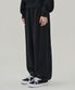 W 빈티지 워시드 스웻 팬츠 (BLACK)