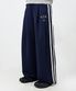 VLAD 원턱 커브드 트랙 스웻 팬츠_네이비