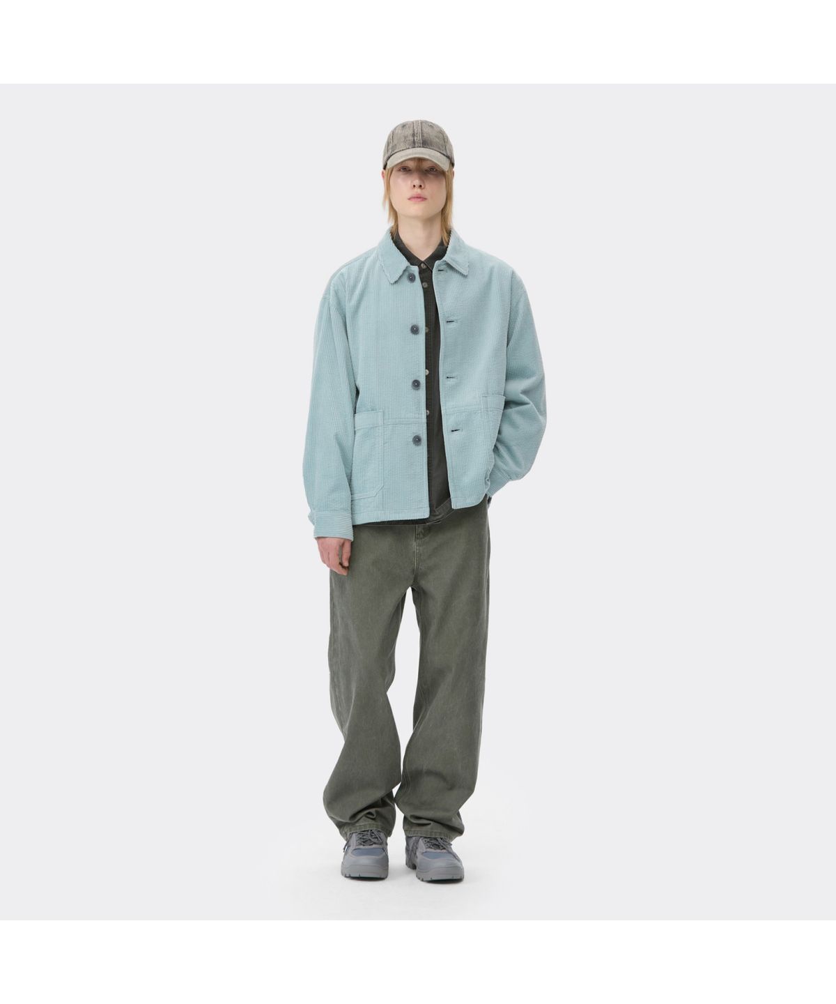 커스텀멜로우(CUSTOMELLOW) Mint Corduroy Work Jacket CWJAA25521MIX