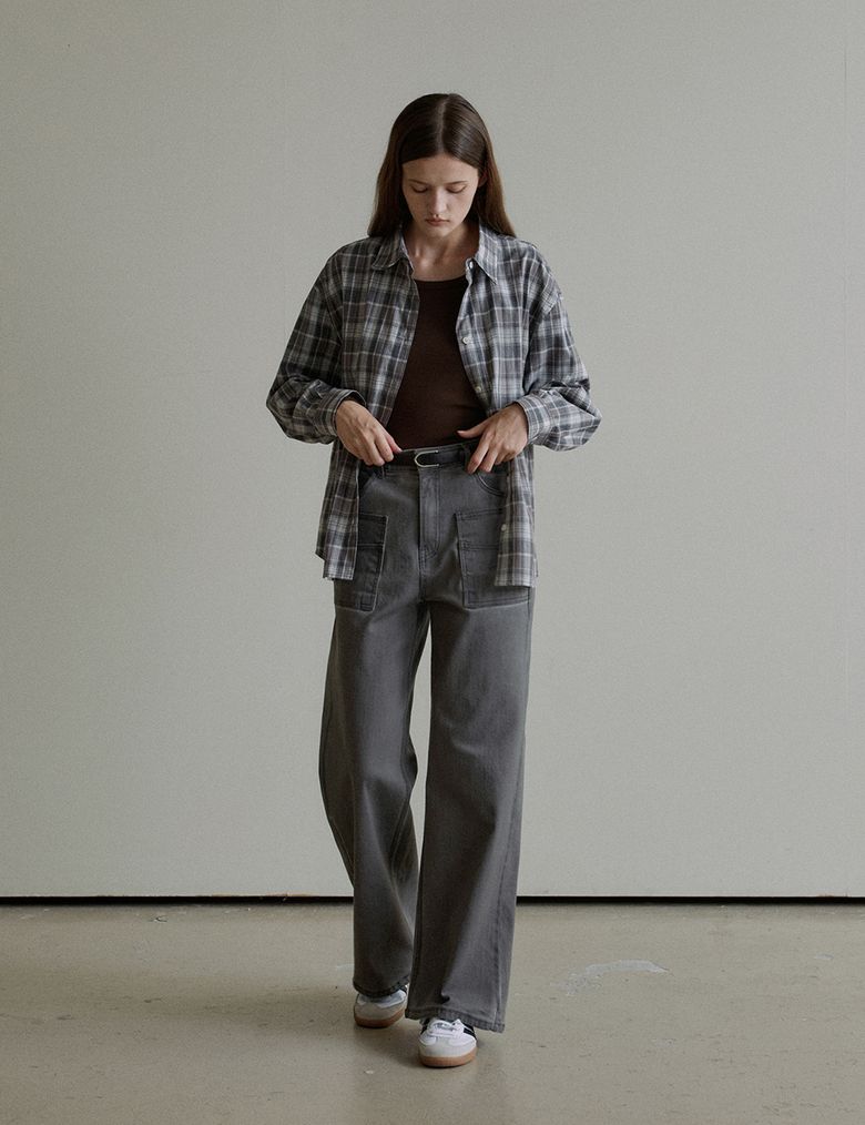 Dirty Washed Jeans (Gray)