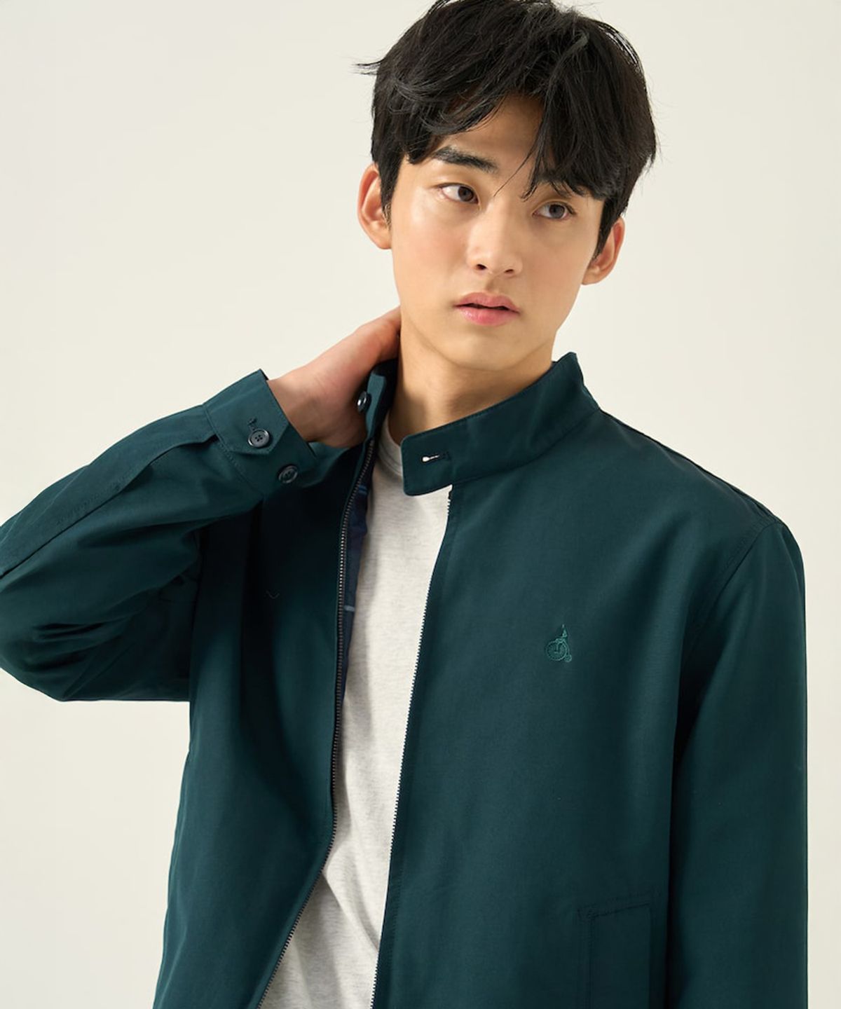 빈폴 멘(BEANPOLE MEN) [Essential] 해링턴 재킷  그린
