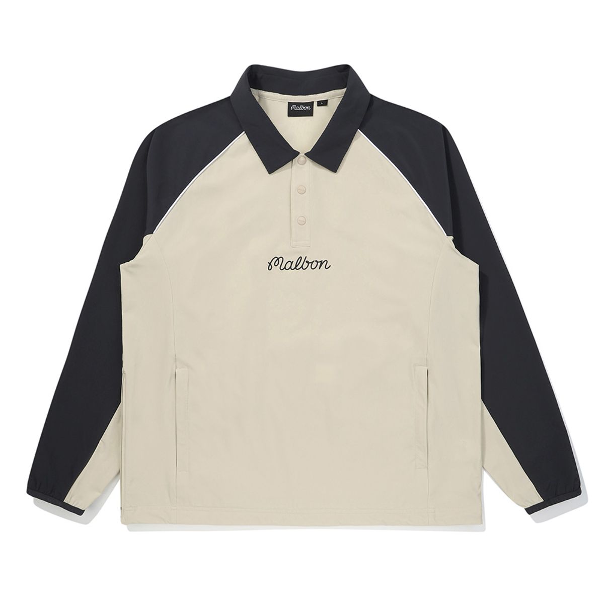 말본 골프(MALBON GOLF) 에리형 긴팔 피스테 NAVY (MAN)