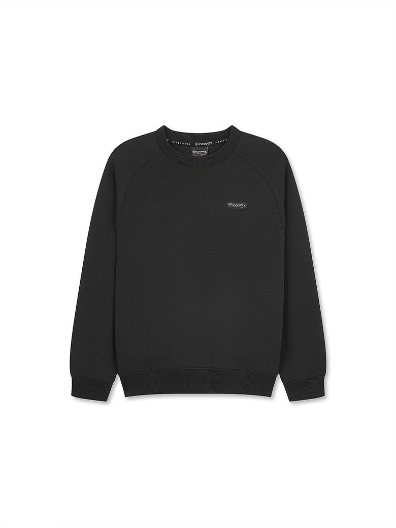 키즈 에센셜 스몰로고 맨투맨 (BLACK)