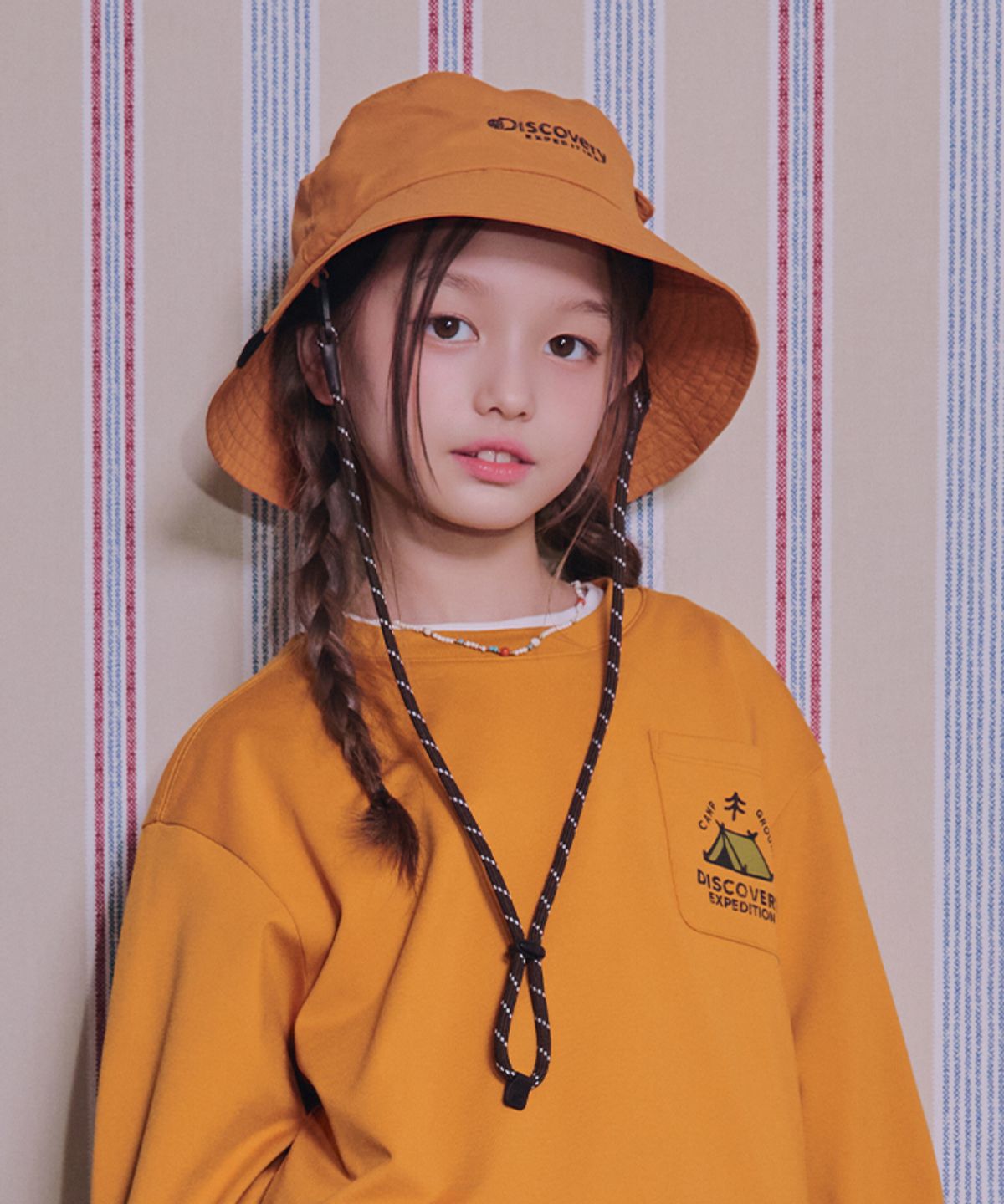 디스커버리 키즈(DISCOVERY KIDS) 포켓 브림 햇 (ORANGE)