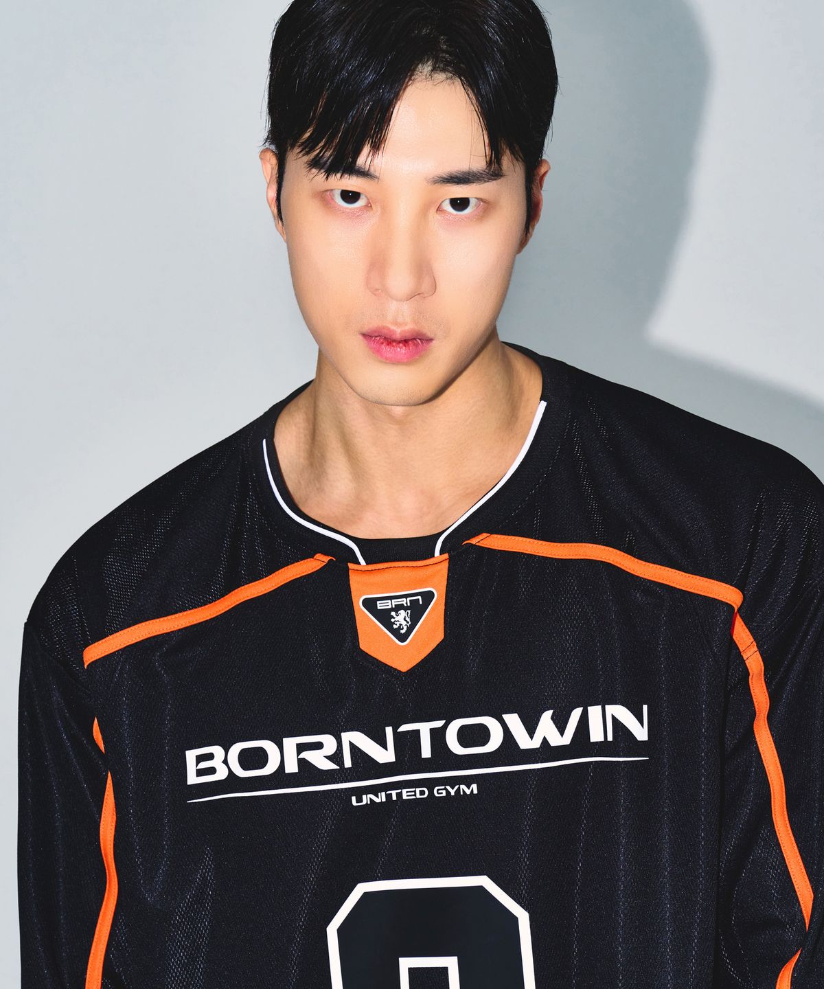 본투윈(BORN TO WIN) LINE TAPING RUGBY LONG SLEEVE [BLACK]