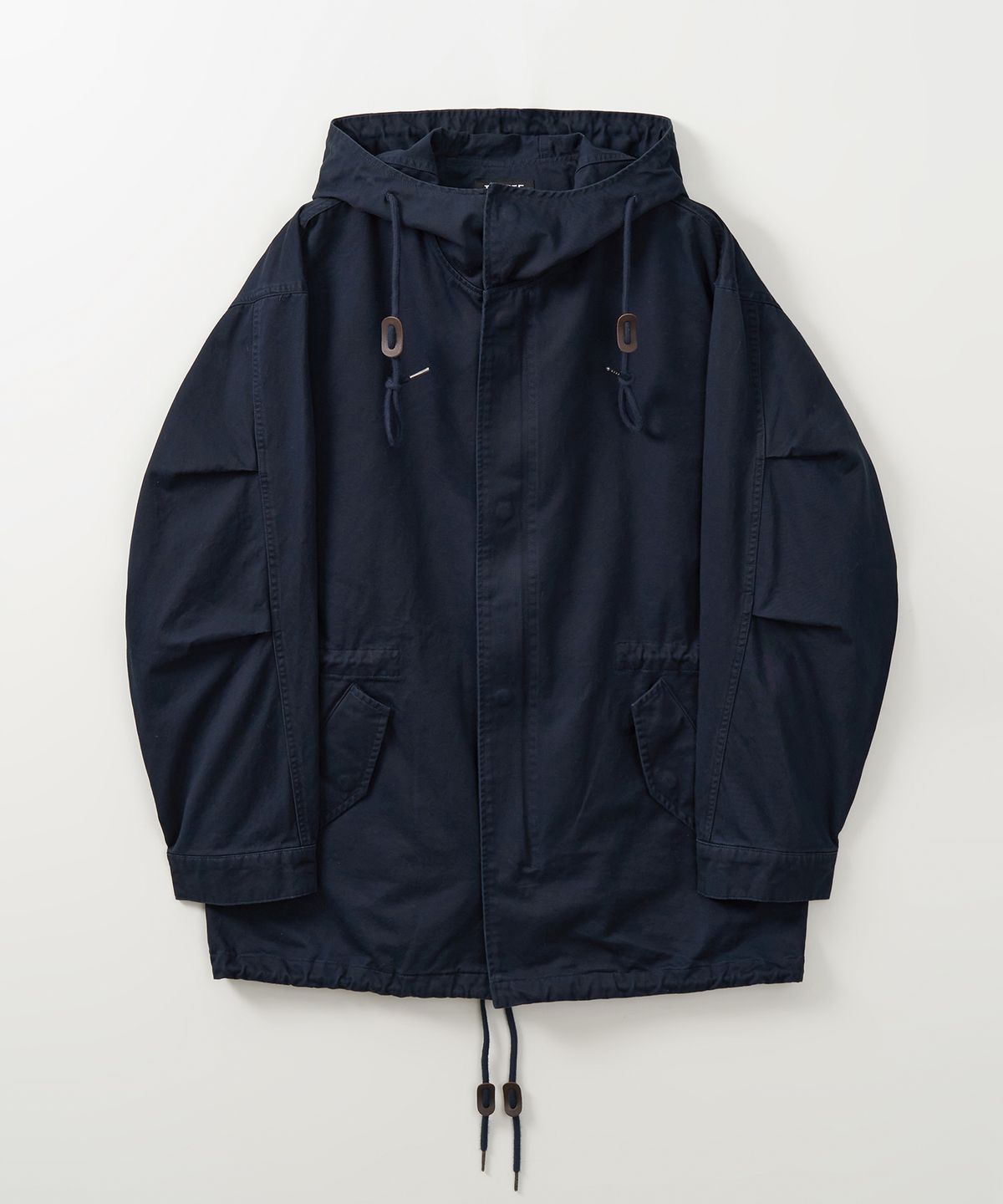 토피 우먼(TOFFEE WOMEN) W 워시드 M65 후드 피쉬테일 (NAVY)