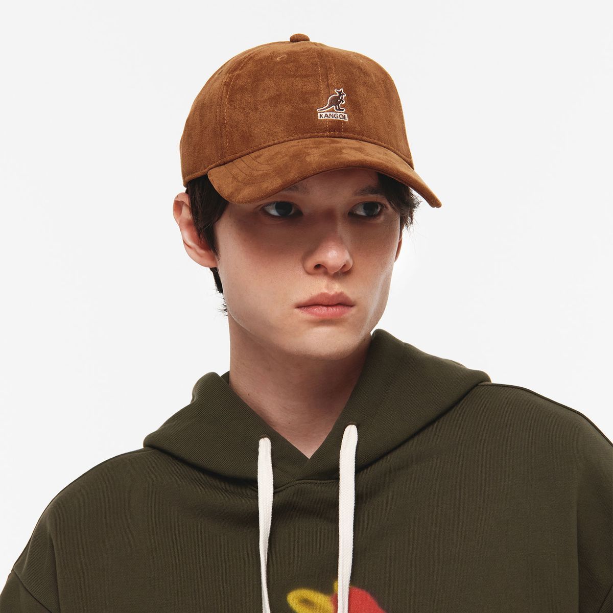 캉골(KANGOL) 스웨이드 캡 4612 탄멀티