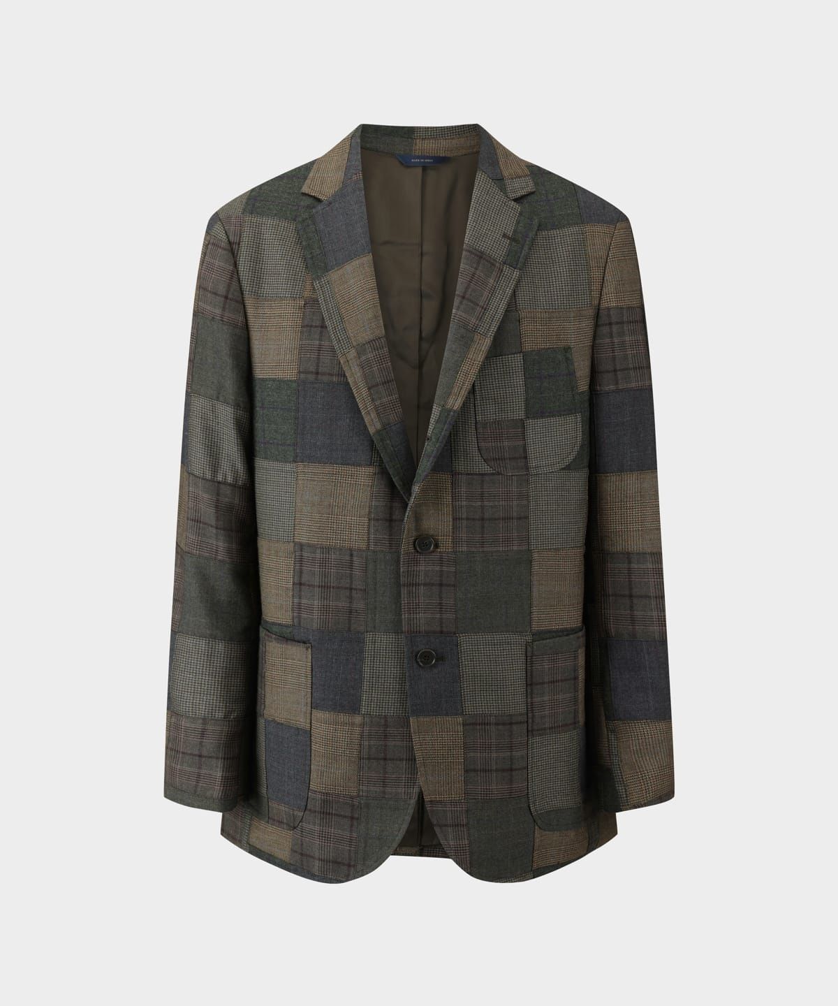 브룩스 브라더스(BROOKS BROTHERS) 울 패치워크 재킷 (멀티) (BBJSMMF405)