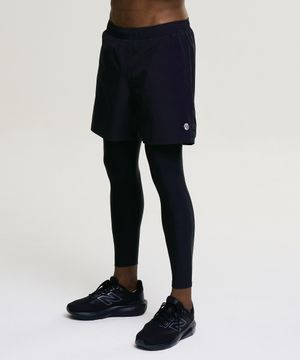 컴팩트 멀티 스포츠 2in1 러닝 남녀 운동복 짐웨어 레깅스 팬츠 바지 M (2컬러)