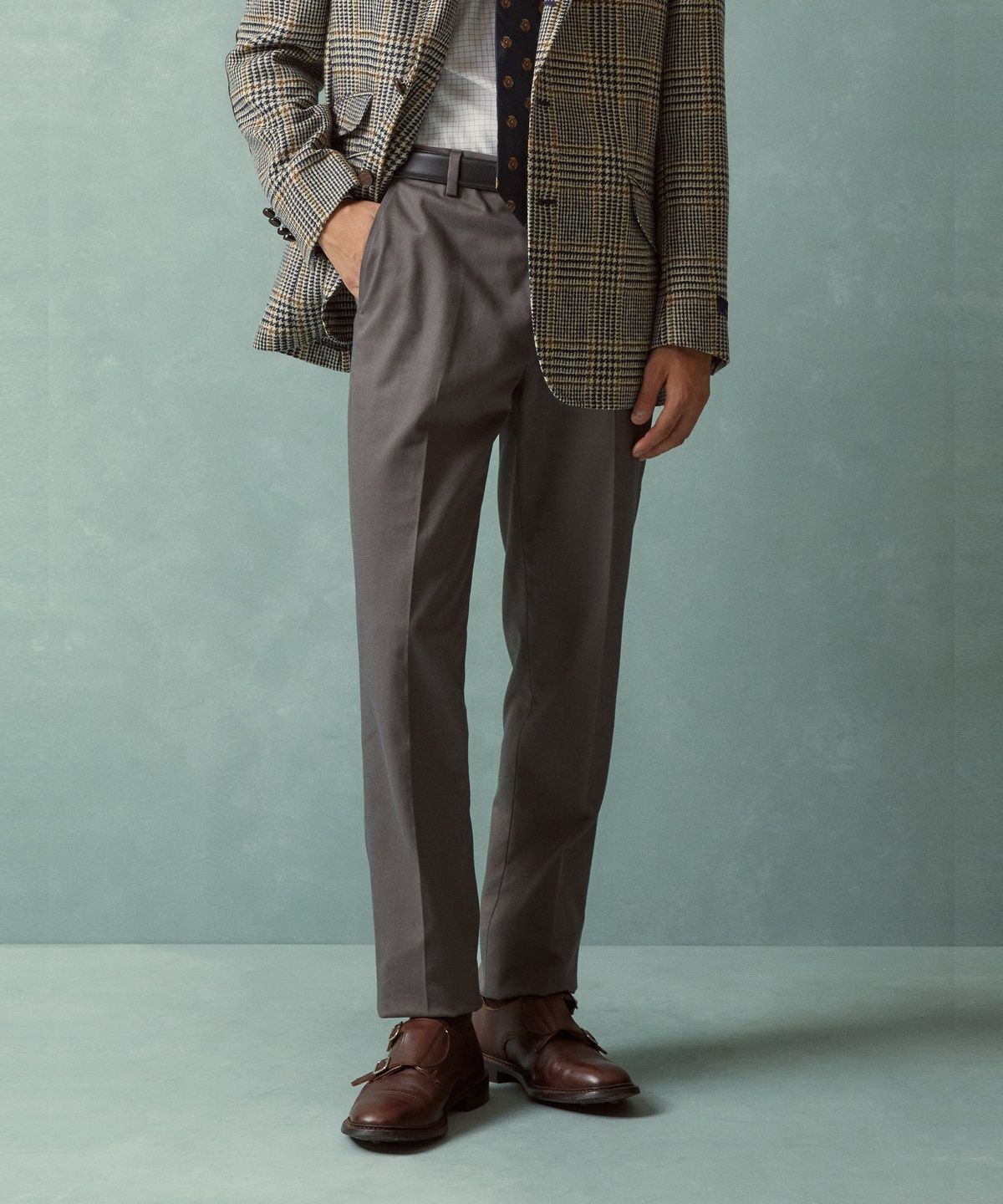 브룩스 브라더스(BROOKS BROTHERS) 슬림핏 헤비웨이트 어드밴티지 치노 (마그넷) (BBPCMMZ531)